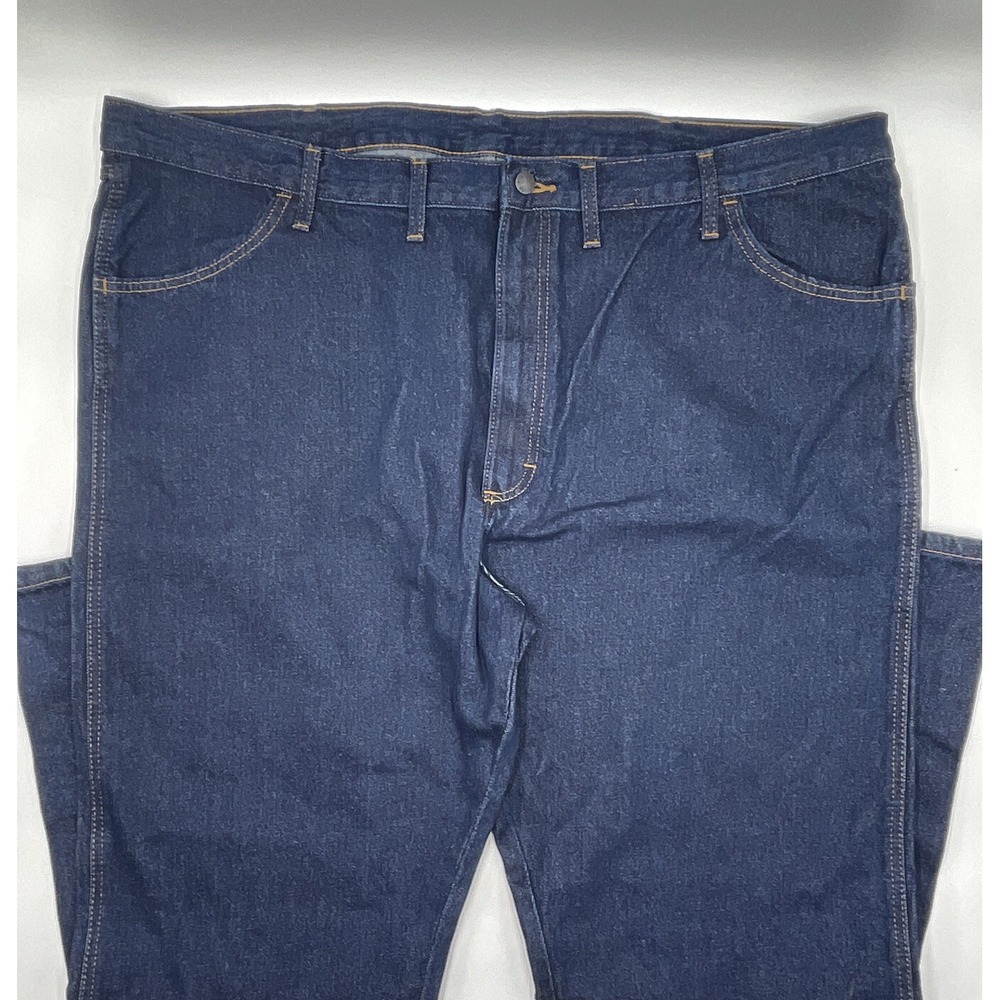 Rustler 48x30 Regular‎ Fit Straight Leg Dark Blue Heavyweight Men's Jeans C136